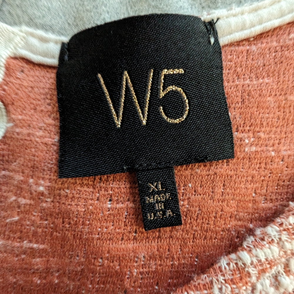 W5 size XL coral tweed like soft top‎ xl - Picture 2 of 4